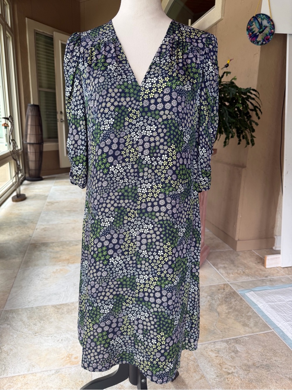 See By Chloe Multi Floral Shift Dress